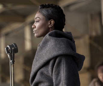 Une scène du film The Hunger Games: Mockingjay - Part 2