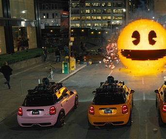 Une scène du film Pixels