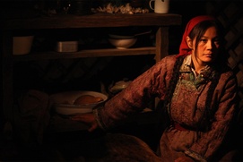 Une scène du film Wolf Totem