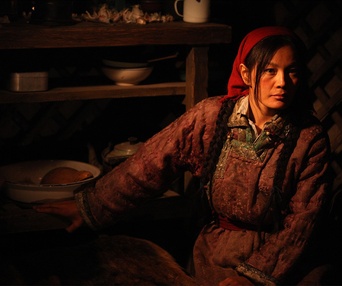 Une scène du film Wolf Totem