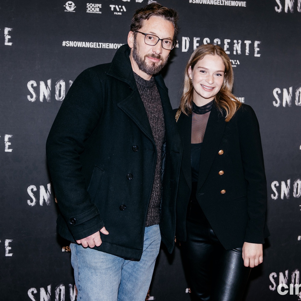 Sur le tapis rouge du film Snow Angel