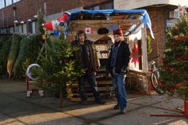 Une scène du film Sapin$ Une scène du film Sapin$