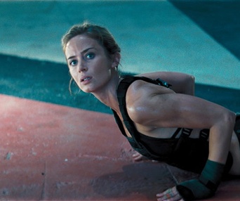 Une scène du film Edge of Tomorrow