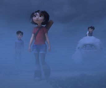 Une scène du film Abominable
