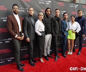 Sur le tapis rouge du film Matthias et Maxime