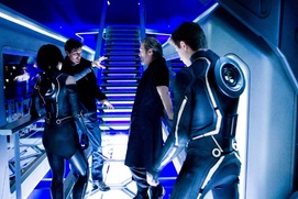 Sur le plateau du film TRON: Legacy