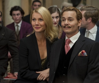 Une scène du film Mortdecai