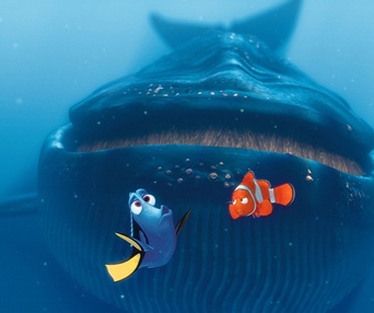 Une scène du film Finding Nemo