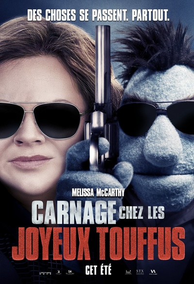 Affiche du film Carnage chez les joyeux touffus