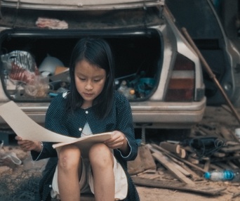 Une scène du film L'île de Sukwan