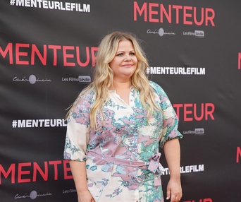 Sur le tapis rouge du film Menteur