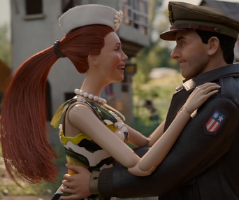 Une scène du film Welcome to Marwen