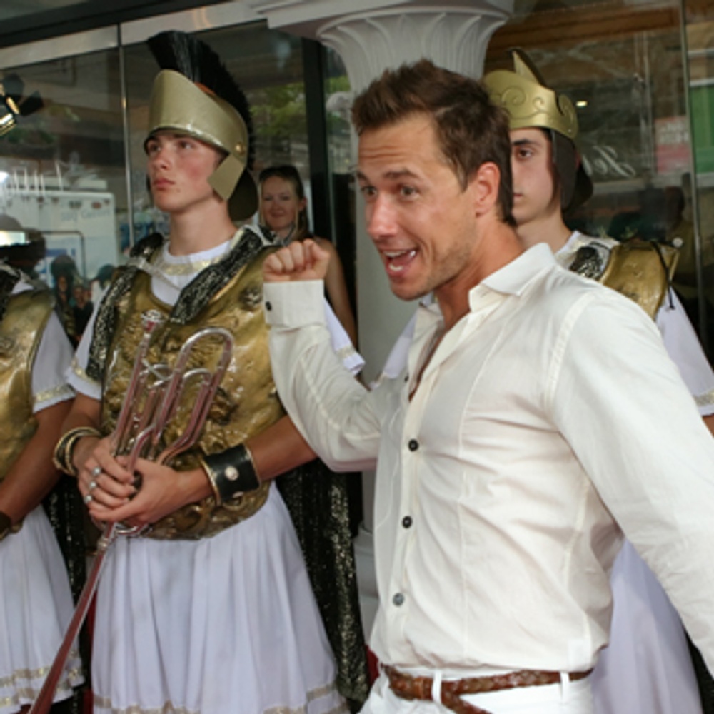 Sur le tapis rouge de Astérix aux Jeux Olympiques