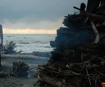 Une scène du film Crab Trap