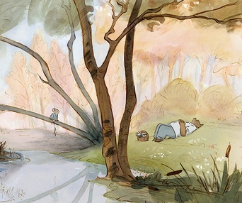 Une scène du film Ernest et Célestine