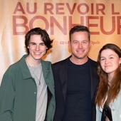 Sur le plateau du film <em>Au revoir le bonheur</em>