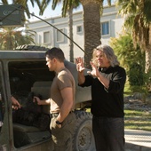 Sur le plateau du film <em>Green Zone</em>