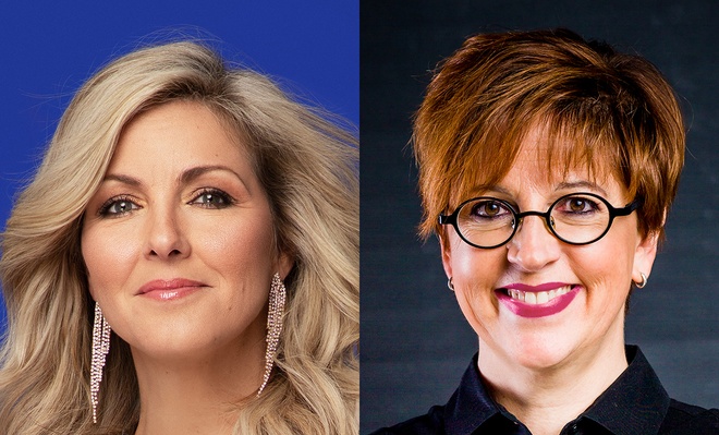 Véronique Cloutier et Chantal Lamarre