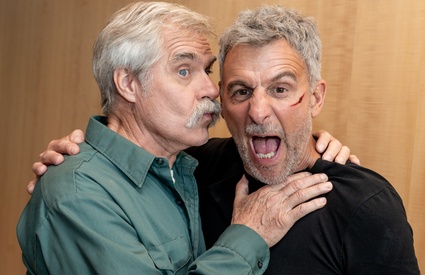 Image de l'article Découvrez en images la fraternité qui règne sur le plateau de «Bon cop, bad cop »