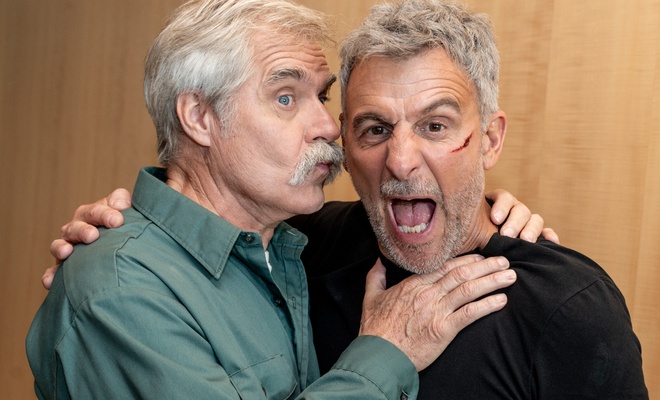 Image de l'article Découvrez en images la fraternité qui règne sur le plateau de «Bon cop, bad cop »