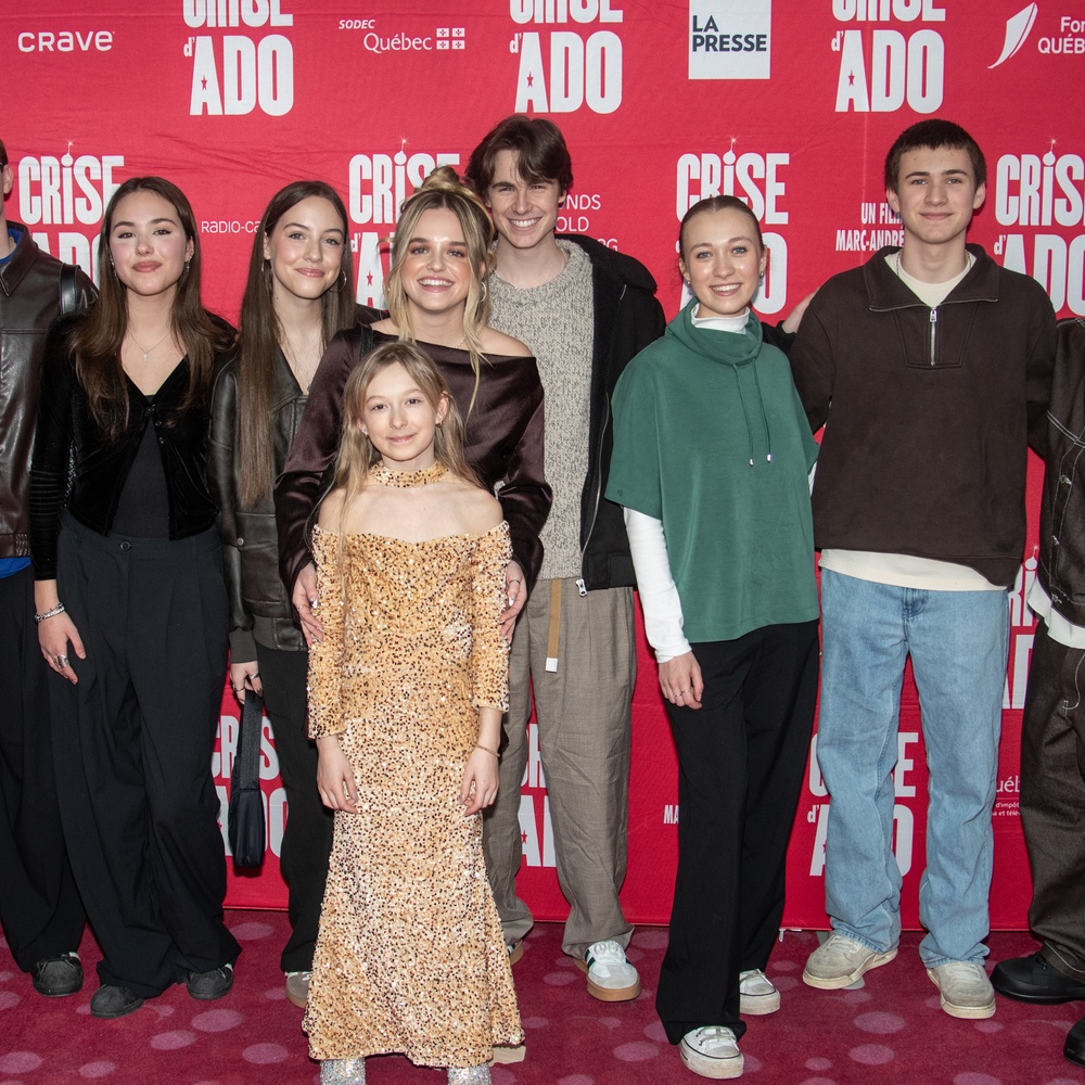 Tapis rouge de la première du film Crise d'ado