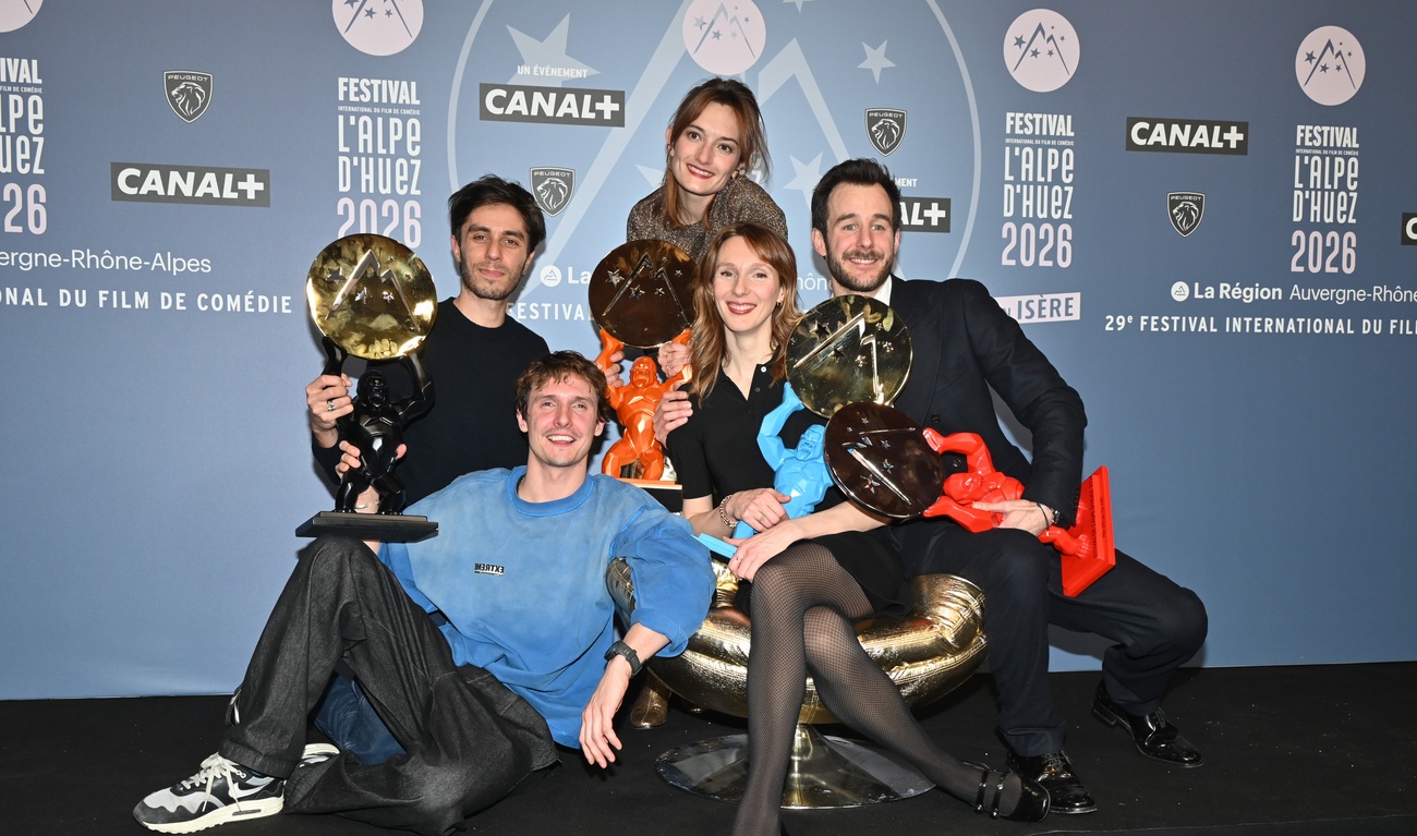 <strong>Julien Frison, Martin Darondeau, Clemence Dargent, Pauline Clement et Bertrand Usclat</strong>