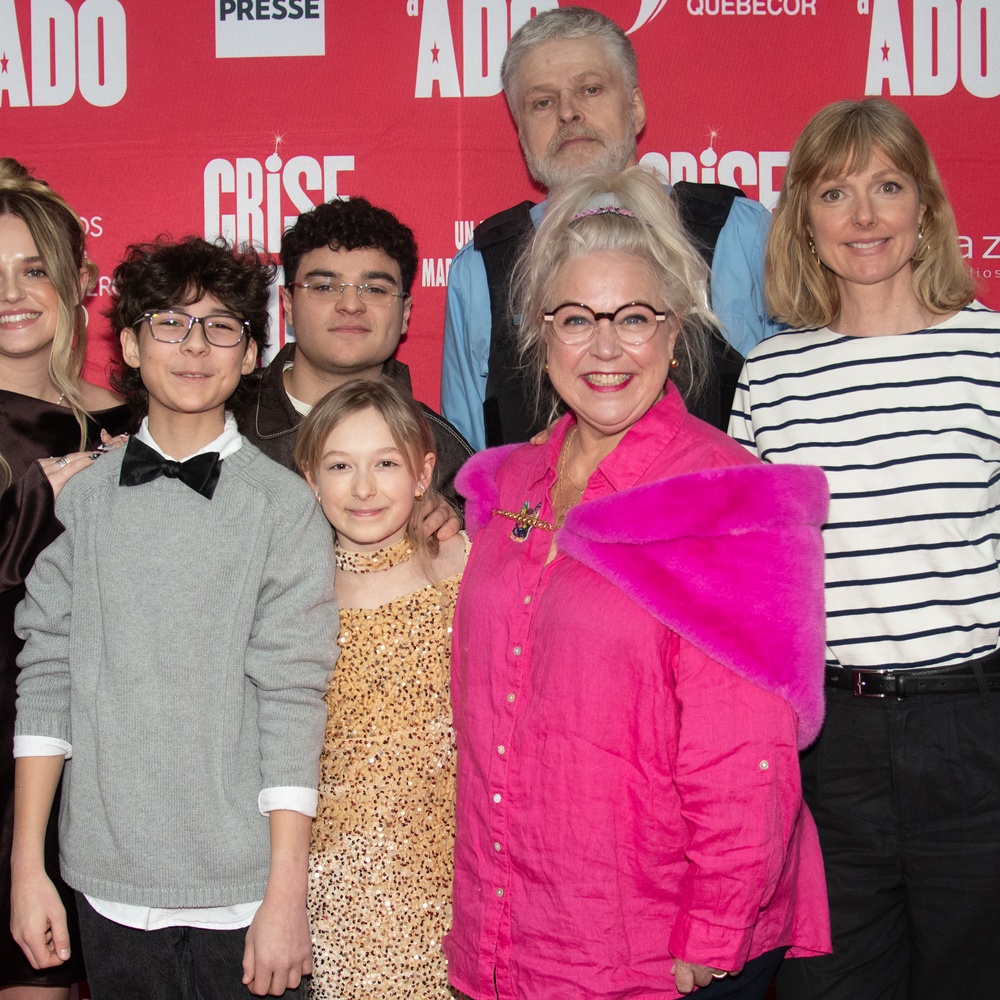 Tapis rouge de la première du film Crise d'ado