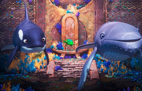 Une scène du film Vincent et la prophétie des mers