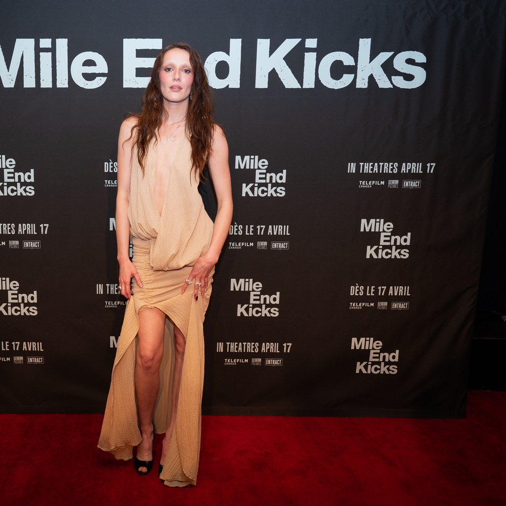 Tapis rouge de la première montréalaise du film Mile End Kicks