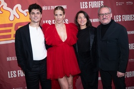 Tapis rouge de la première du film Les Furies