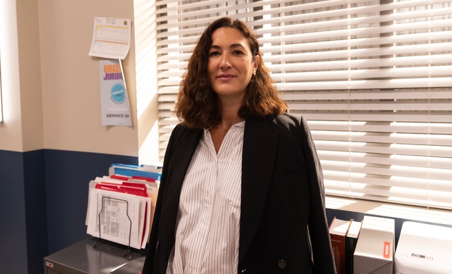 Image de l'article La grossesse de Karine Gonthier-Hyndman incluse dans le scénario d' «Antigang »