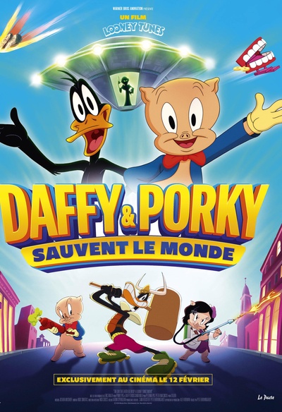 Affiche du film Looney Tunes : Daffy et Porky sauvent le monde