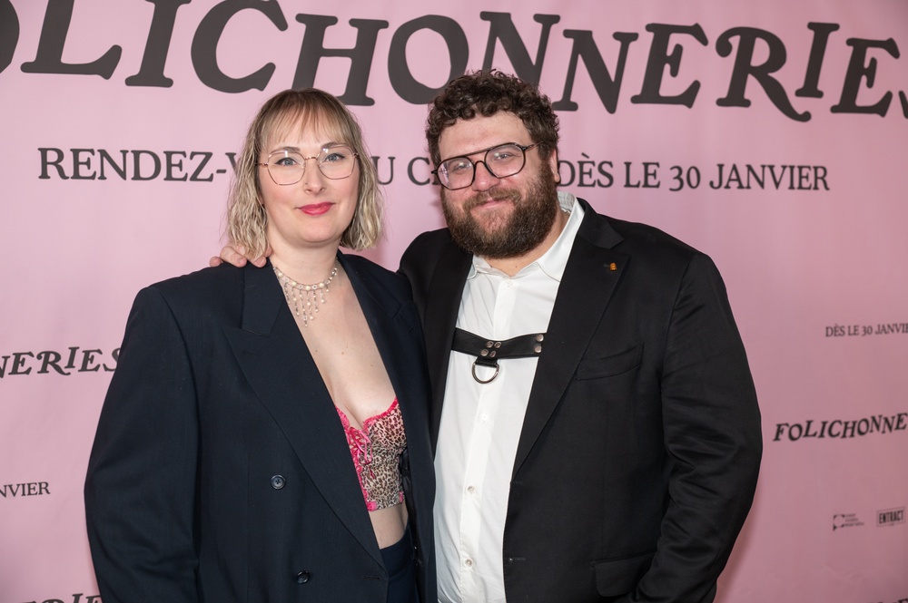 Éric K. Boulianne et sa conjointe