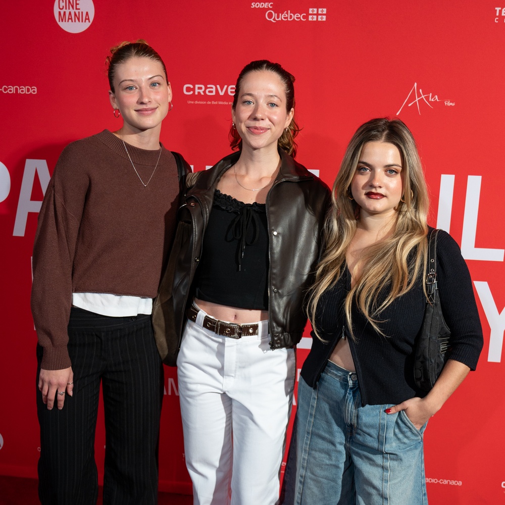 Tapis rouge du film Pauline Julien, femme pays