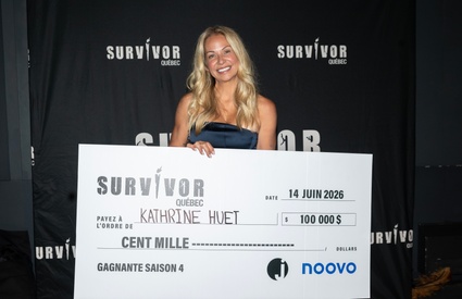 Image de l'article Voici ce que Kathrine fera de son prix de 100 000 $ de «Survivor Québec »