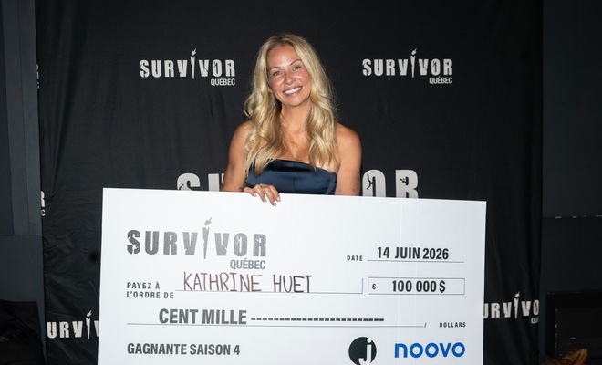 Image de l'article Voici ce que Kathrine fera de son prix de 100 000 $ de «Survivor Québec »