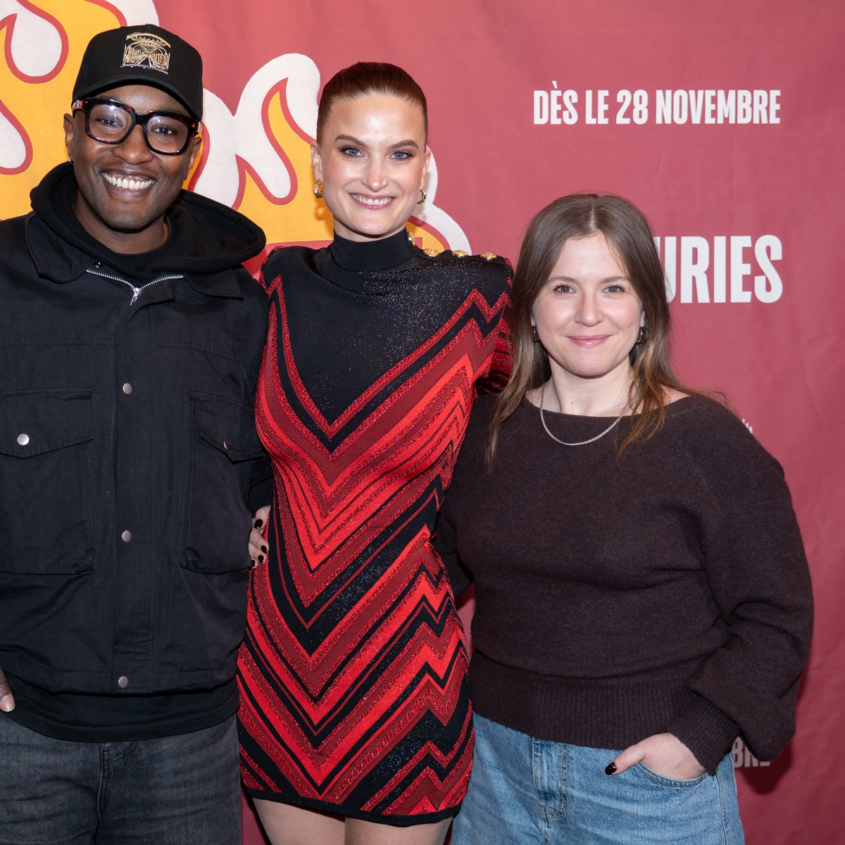 Tapis rouge de la première du film Les Furies