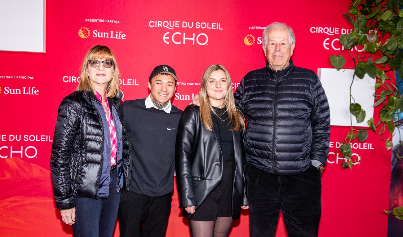 Tapis rouge du spectacle Echo du Cirque du Soleil