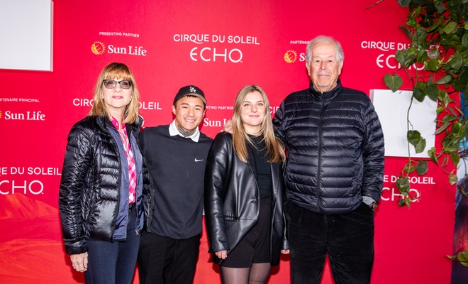 Tapis rouge du spectacle Echo du Cirque du Soleil