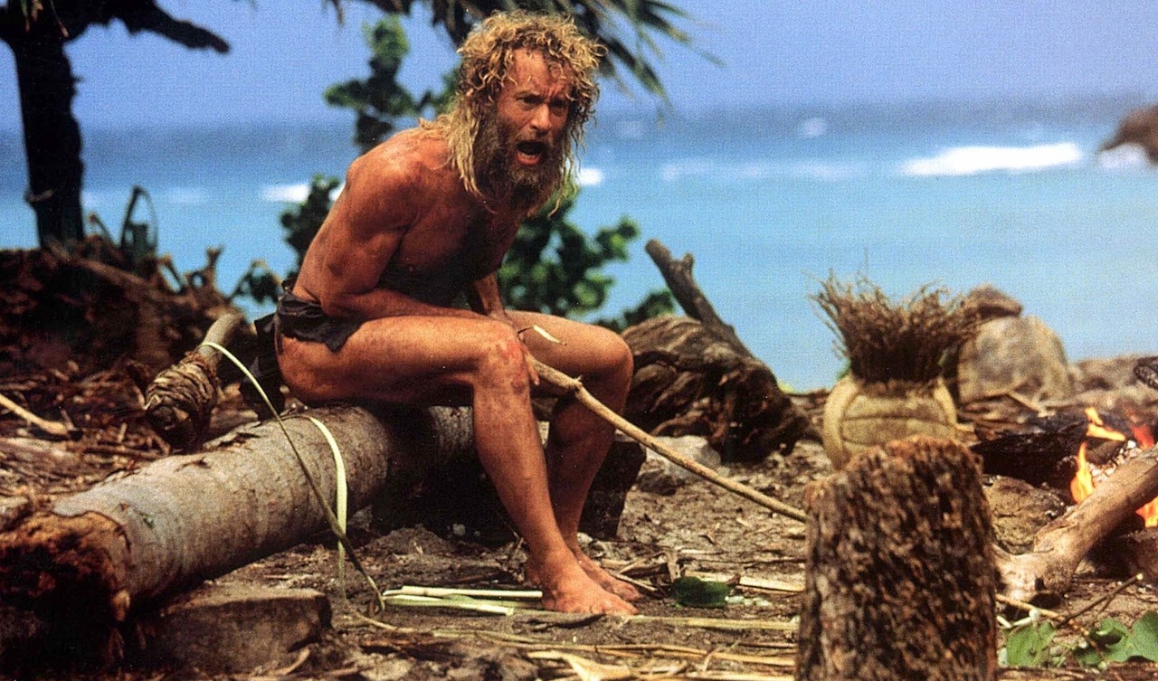 Tom Hanks sort avec Wilson