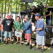 Sur le plateau du film <em>Grown Ups</em>