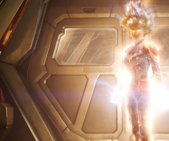 Une scène du film Captain Marvel