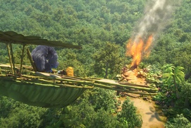 Une scène du film Les as de la jungle