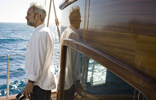 Sam Mendes sur le plateau de Skyfall