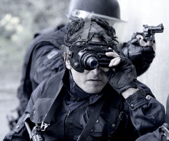 Une scène du film L'assaut