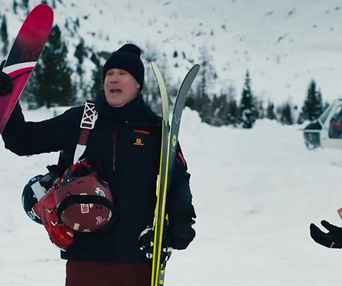 Une scène du film Downhill