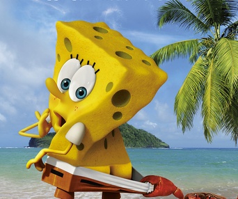 Affiche du film Bob l'éponge, le film : Éponge à court d'eau