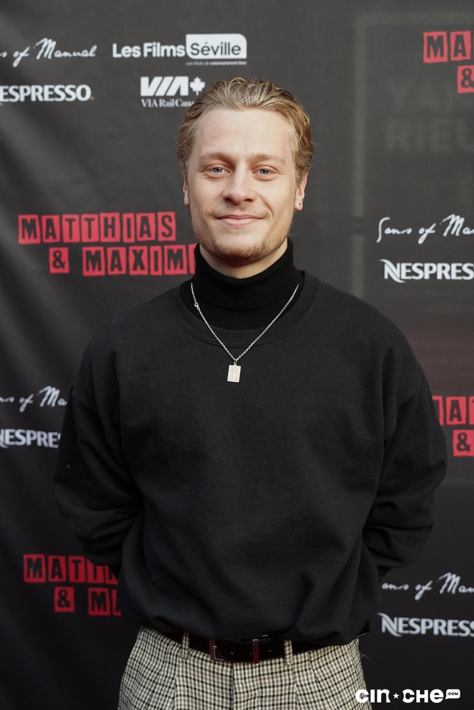 Sur le tapis rouge du film Matthias et Maxime