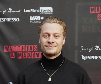 Sur le tapis rouge du film Matthias et Maxime