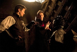 Sur le plateau du film Hansel and Gretel: Witch Hunters